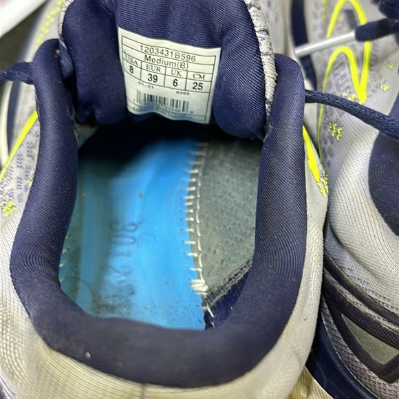 Brooks Glycerin 19 Light Purple Blue Nightlife Running Shoes Womens 8 - Picture 11 of 13